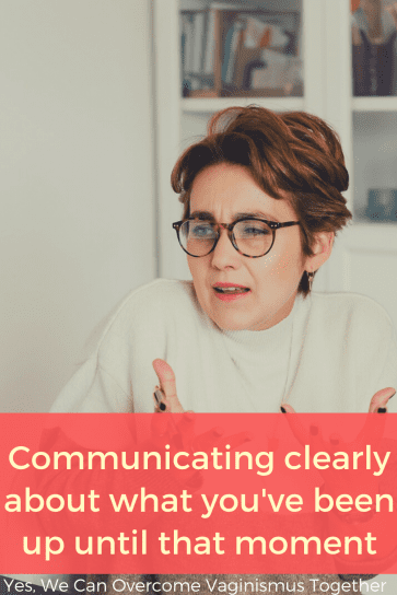 communicating during gynecological examination